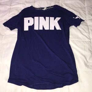 Purple pink shirt short sleeve
